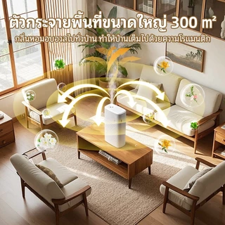 🏆nimin/เครื่องพ่นอโรม่า ชาร์จใหม่ได้ เครื่องพ่นน้ำหอมอัตโนมัติ น้ำหอมปรับอากาศในบ้าน ดับกลิ่น กระจายน้ํามันหอมระเหย 45ml