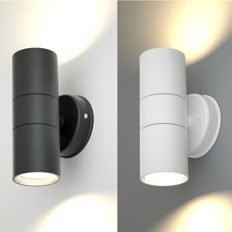 SL LIGHTING | Outer Space โคมไฟติดผนังภายนอก ขั้ว GU10 วัสดุ ABS รุ่น OUT-09-1T,2T-GU10-WBK สีขาว,สี