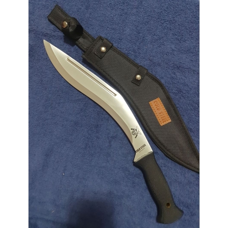 มีดพกมีดยาวCOLD STEEL CONQUEROR/B062  มีดกูรข่าใบขาว ยาว44ชม