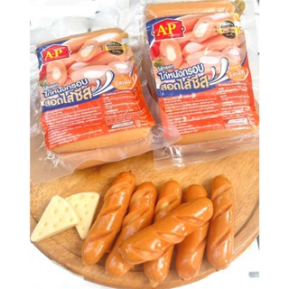 ไส้กรอกไก่หนังกรอบสอดไส้ชีส 12 ชิ้น  แพ็คเจลเย็นจัดส่ง