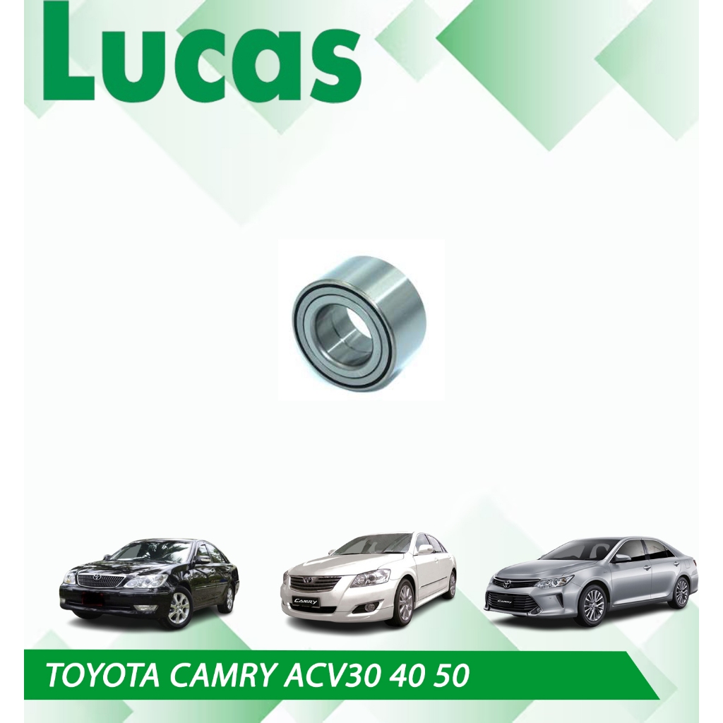 LUCAS ลูกปืนล้อหน้า TOYOTA CAMRY ACV30 ปี02-06 ACV40 ปี07-11 ACV50 ปี12-17 โตโยต้า แคมรี่