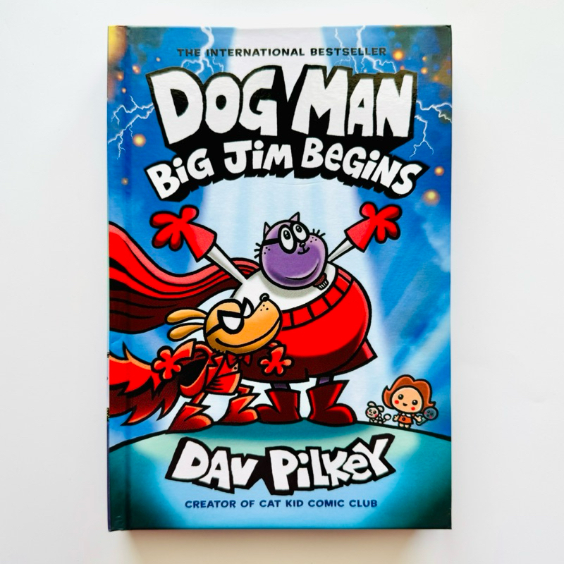 ใหม่! Dog Man #13 Big Jim Begins, หนังสือการ์ตูน Dog Man ,By Dav Pilkey , Hardcover