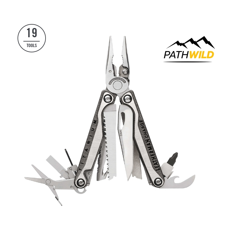 LEATHERMAN CHARGE TTI PLUS  เครื่องมืออเนกประสงค์ มีเครื่องมือ 19 ชิ้น พับเก็บได้เล็ก ขนาดกะทัดรัด เ