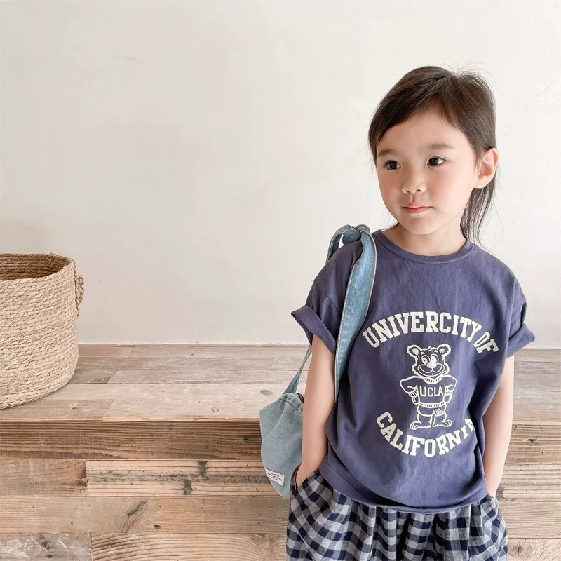 เสื้อยืดเด็กผู้ชายUCLA สินค้าพร้อมส่งจากไทย