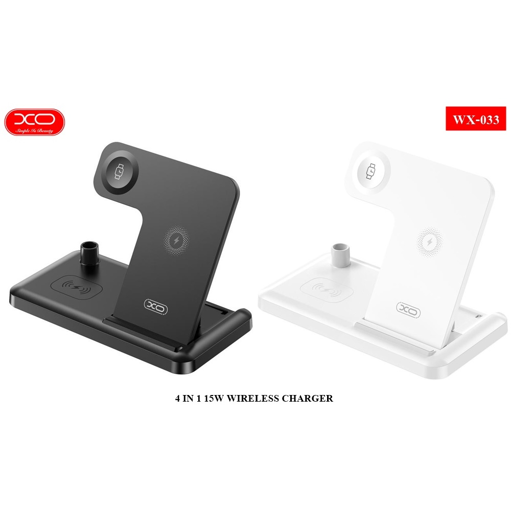 XO WX-033 4 in 1 15w wireless charger