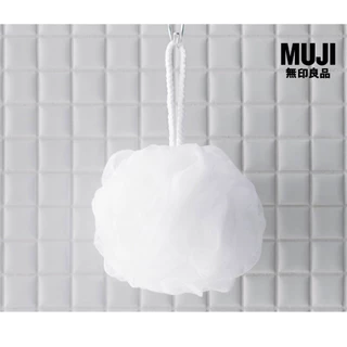 MUJI มูจิ ฟองน้ำ อาบน้ำ ใยขัดตัว ตาข่าย ตีฟอง Foaming Net Ball