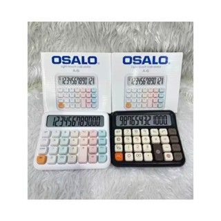เครื่องคิดเลข 12 หลัก OSALO รุ่น A6i หน้าจอใหญ่ ปุ่มกดนิ่ม