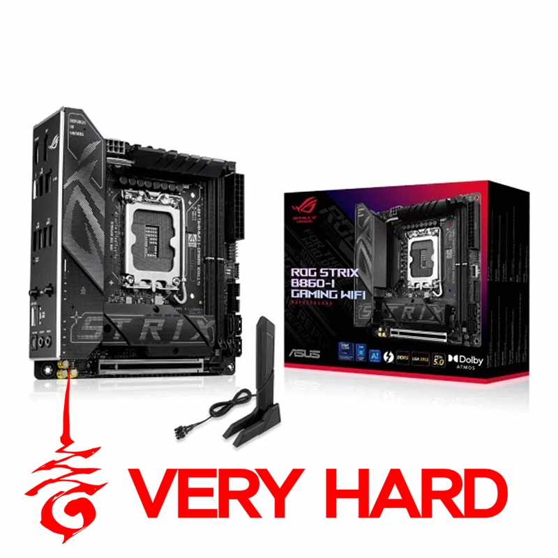 MAINBOARD ASUS ROG STRIX B860-I GAMING WIFI (INTEL SOCKET 1851 DDR5 MINI-ITX)