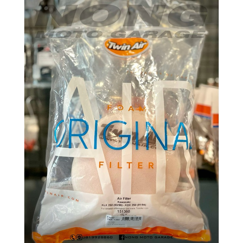 กรองอากาศ TWIN AIR สำหรับ KLX250-300 Dtracker250