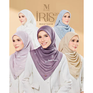 พร้อมส่ง ผ้าคลุม MINAZ สีพื้นติดเพชร รุ่นใหม่ล่าสุด