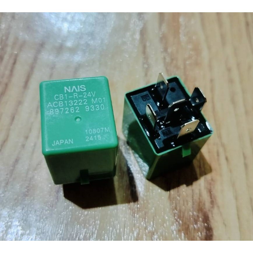 Relay ACB13222 M01 (CB1-R-24V) NAIS 24V มือ1 รีเลย์ 5 ขา Isuzu และรถบรรทุก ขนาดใหญ๋ Made in Japan