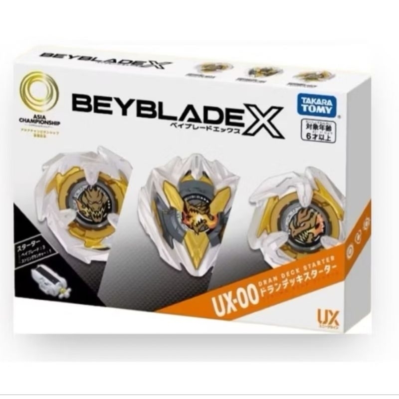 [ของแท้พร้อมส่ง] เบย์เบลด X, Beyblade X : UX-00 Dran Deck Set [ของแท้ 100%]