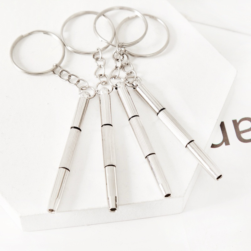 อุปกรณ์ซ่อมแว่นตา ไขควงแว่นตา 3in1 พกพาสะดวก ไขควงเล็กอเนกประสงค์ ซ่อมมือถือ นาฬิกาข้อมือ พวงกุญแจ ไขควงจิ๋ว สุดคุ้ม