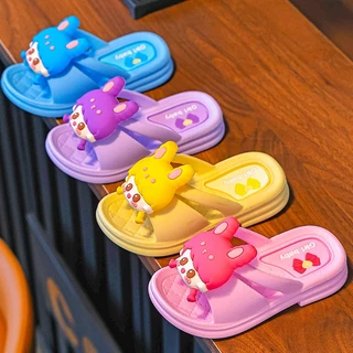 รองเท้าแตะแฟชั่นเด็กผู้หญิง สีสันสดใส พื้นมีกันลื่น นุ่ม ใส่สบาย Girls' sandals พร้อมส่งในไทย ***