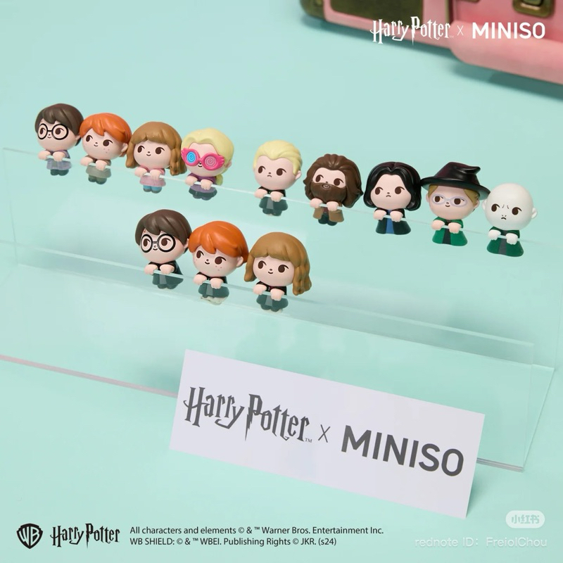 ( 1 สุ่ม / 2 ตัว ) Miniso & Harry Potter Mini Bean - เกาะแก้ว 🖤✨