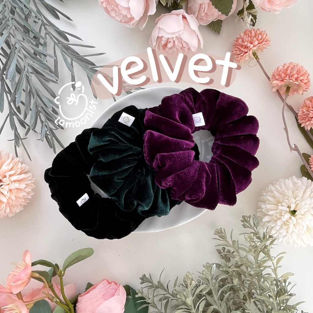 Lamoonist scrunchies • Velvet