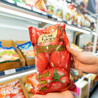 ketchup ซอสมะเขือเทศ ขนาด 900 กรัม มีฮาลาล มะเขือเทศเข้มข้น น้ำจิ้ม ซอสปรุงรส ซอสสำเร็จรูป