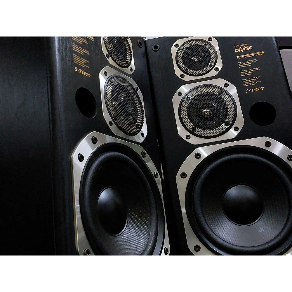 ลำโพงpioneer รุ่น S-X620V made in Japanจากตู้ยี่ปุ่นมือ2สุง/กว้าง/ยาว/49/27/25.5/cmหนัก16kg.ดอก7นิ้ว