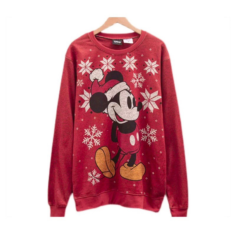 เสื้อสเวตเตอร์ กันหนาว  ♣️  MICKEY mouse 🖤❣️DISNEY❣️ (TS137)