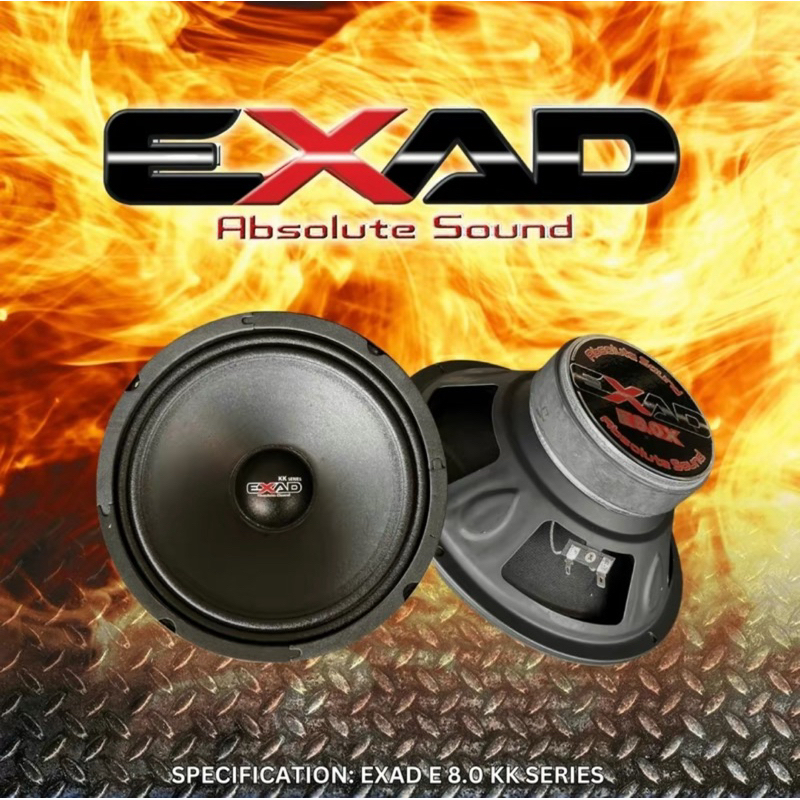 ลำโพงเสียวกลางEXAD KK-Serise 6.5นิ้ว 8นิ้ว(ต่อคู่)