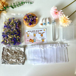 สำหรับจัด workshop /โครงงาน/ธุรกิจเซตดอกไม้หอมถุงผ้าทำได้ 10…