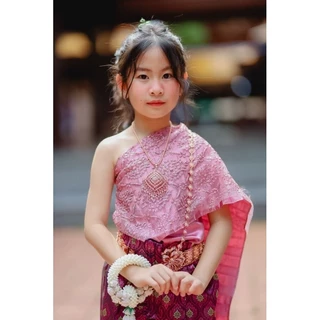 ชุดไทยเด็กรุ่น "แก้วกาญจนา" ~ AI Jung Clothes ชุดไทยเด็ก ชุดไทยใส่ออกงาน ชุดสไบ