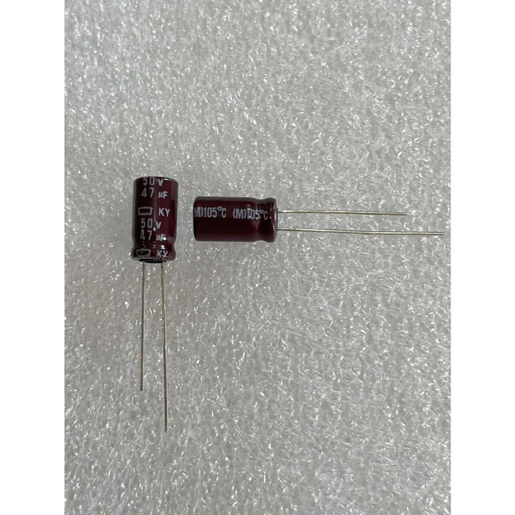 47UF 50V DIP NCC ( 1 ชุด มี 10 ตัว )