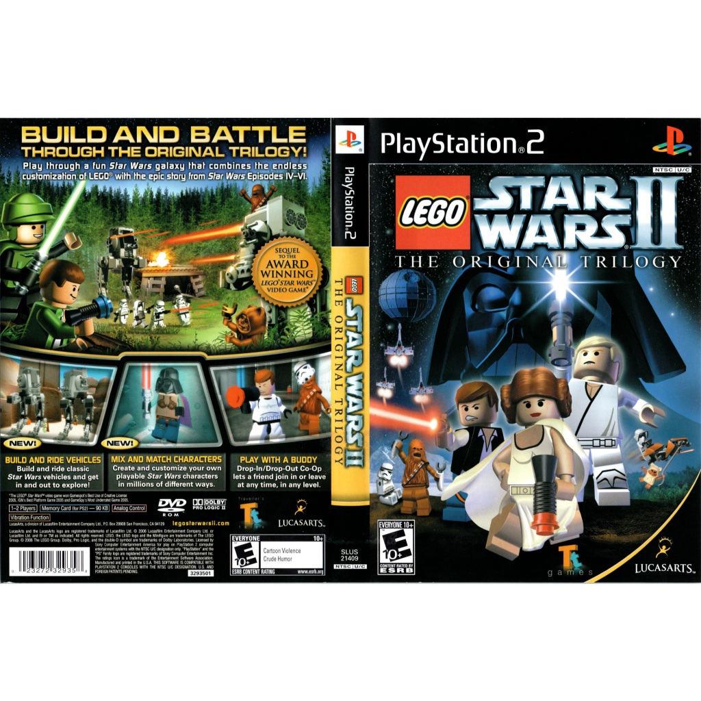 แผ่นเกมส์ Lego StarWar II PS2 Playstation 2 คุณภาพสูง ราคาถูก