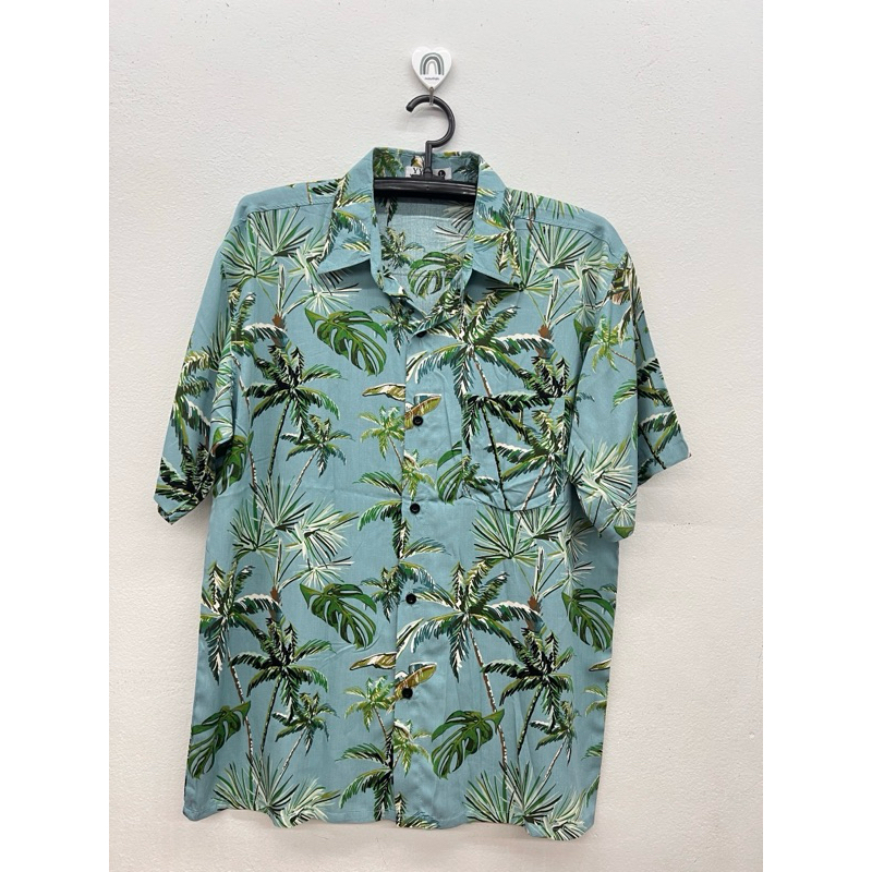 พร้อมส่ง✅เสื้อเชิ๊ตฮาวายคอปกผ้าสปันเนื้อนิ่มใส่สบาย งานไทย
