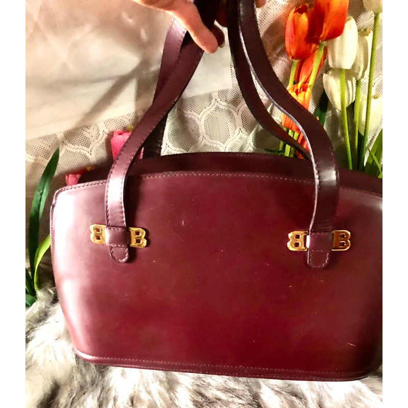 BALLY LEATHER BAG VINTAGE