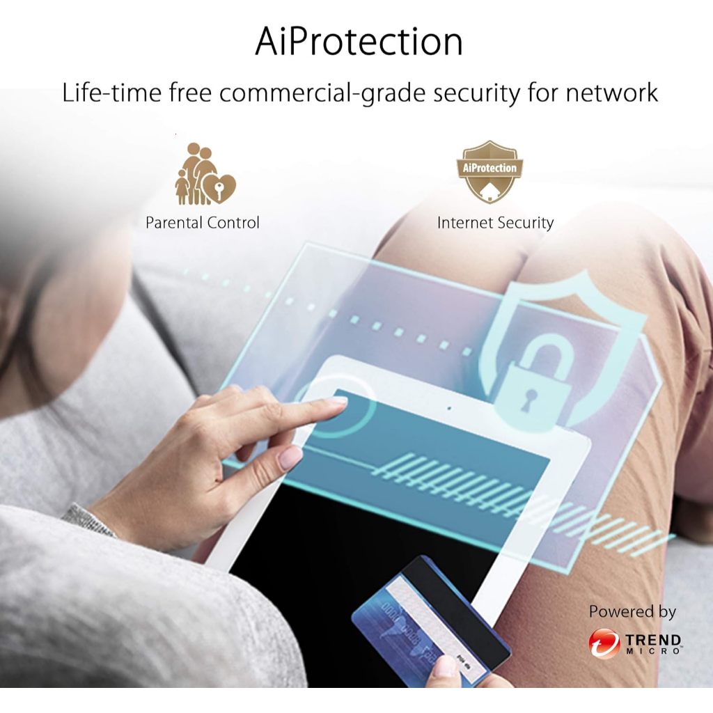 ASUS Zen WiFi Mini XD4 AX1800 Gigabit Ethernet Tri-Band Wireless Router