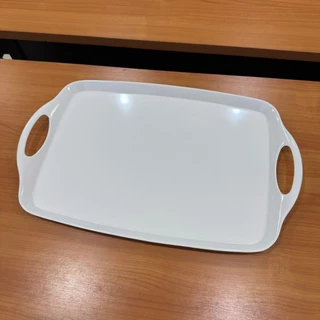 SB Melamine ถาดเสริฟเมลามีน ถาดเสริฟมีหูจับ ถาดเสริฟ ขนาด 12x19 นิ้ว