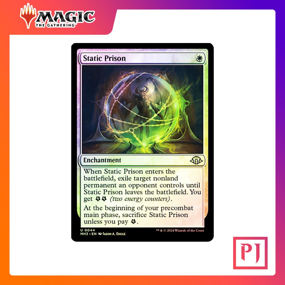 [MTG] Static Prison [MH3] [WHITE] [UNCOM] [FOIL] [ENG] (การ์ดเมจิค / Magic the Gathering)