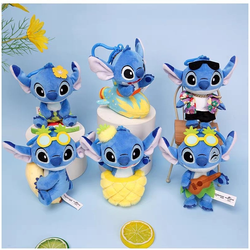 พร้อมส่ง กล่องสุ่ม (จุ่ม) พวงกุญแจ Stitch Disney สุ่ม 1 กล่อง มี 6 แบบให้สะสม