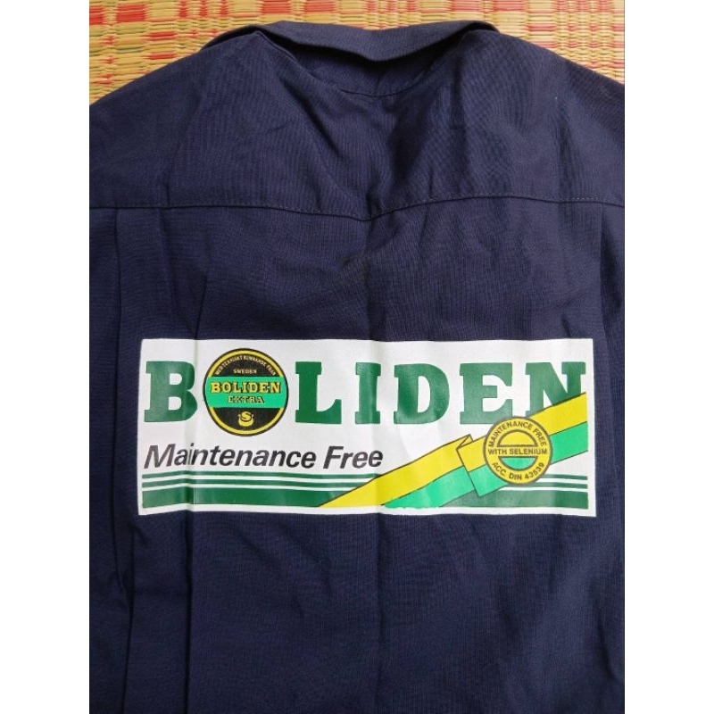 เสื้อช็อปช่าง แบตเตอรี่ Boliden