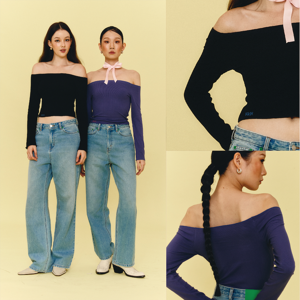 The Freckled Market - Off Shoulder Top เสื้อปาดไหล่