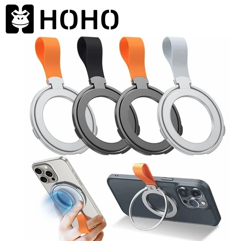 CZ แหวนแม่เหล็กผู้ถือโทรศัพท์สําหรับ iPhone 13 14 15 16 MagSafe Ring Holder rแหวนแม่เหล็กสำหรับ ชุด 360 องศาหมุนผู้ถือ