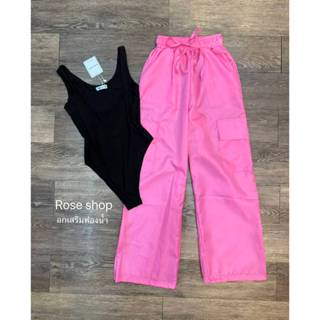 สงกรานต์นี้ต้องปังไหมละ  เซท 2 ชิ้น บอดี้สูท กางเกงผ้าร่มเอว…