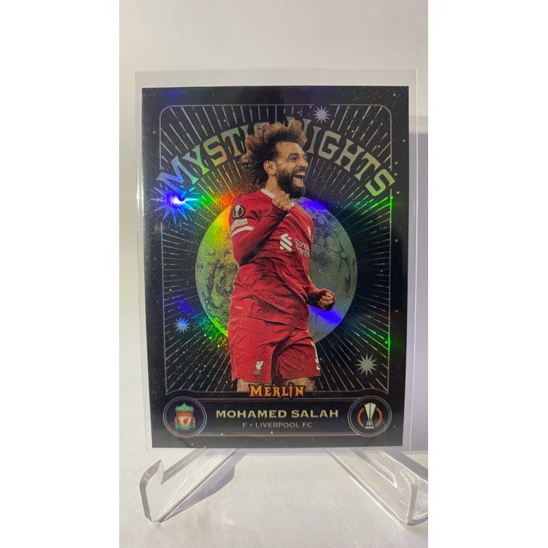 การ์ดนักฟุตบอล TOPPS MERLIN MYSTIC NIGHTS 2024 UEFA EUROPA LEAGUE, Jude, Fernandes, Zaha, Gyokeres, 