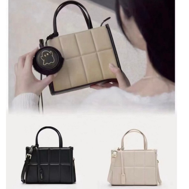 กระเป๋าถือ pedro ทรง tote หนังนิ่ม☁️ มีสายยาว สวยมาก💕