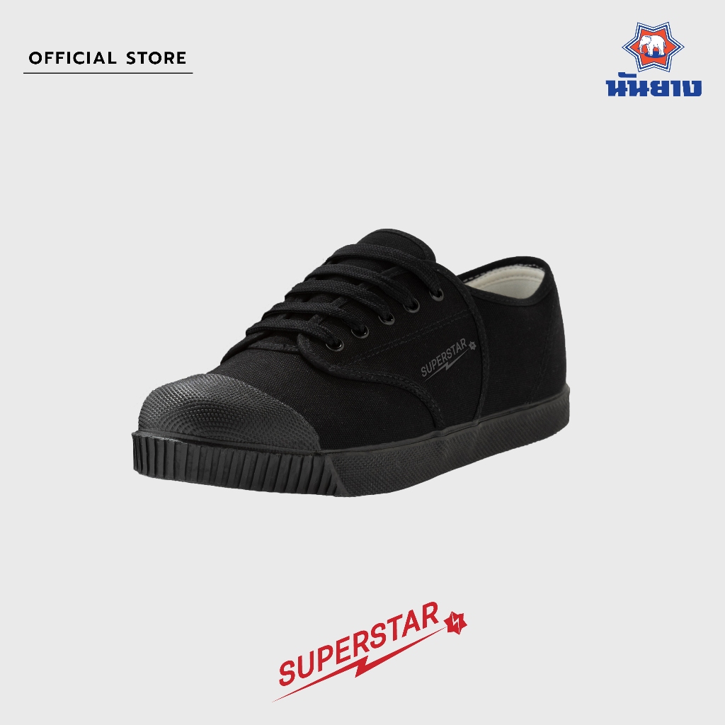 Nanyang รองเท้าผ้าใบ รุ่น Superstar สีดำ (Black)