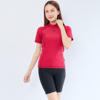 ชุดว่ายน้ำแขนสั้น +กางเกงขาสั้น 2 ส่วนผู้หญิง | SBS SWIMWEAR…