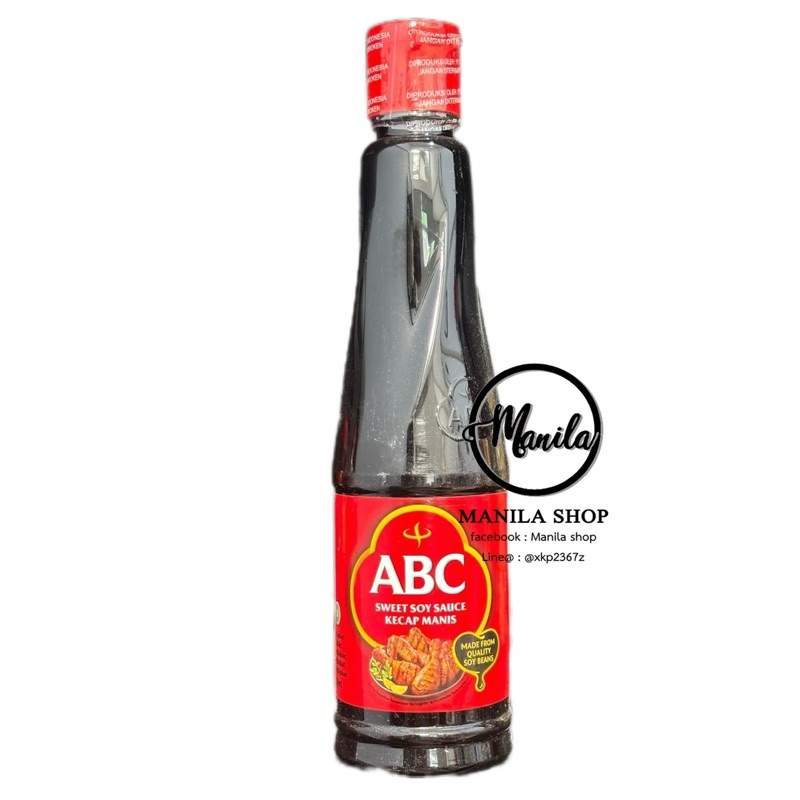 🍶 ABC Sweet Soy Sauce Kecap Manis ซีอิ้วดำหวาน เอบีซี ของอินโดนีเซีย หอมหวาน เข้มข้น 600ml