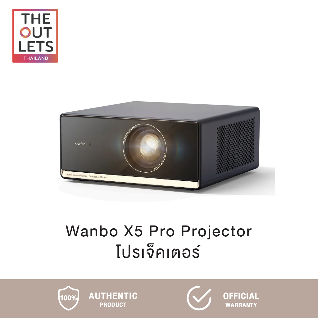 Wanbo X5 Pro Projetor โปรเจคเตอร์ Wanbo X5 Pro ความคมชัด 4K