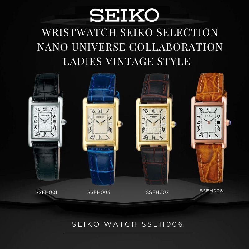 Seiko Selection Nano Universe Collaboration Vintage Style Women's Quartz Watch Series