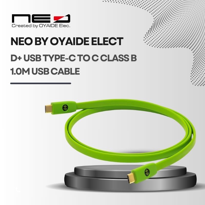 NEO by OYAIDE Elec d+ USB Type-C to C Class B 1.0m USB Cable