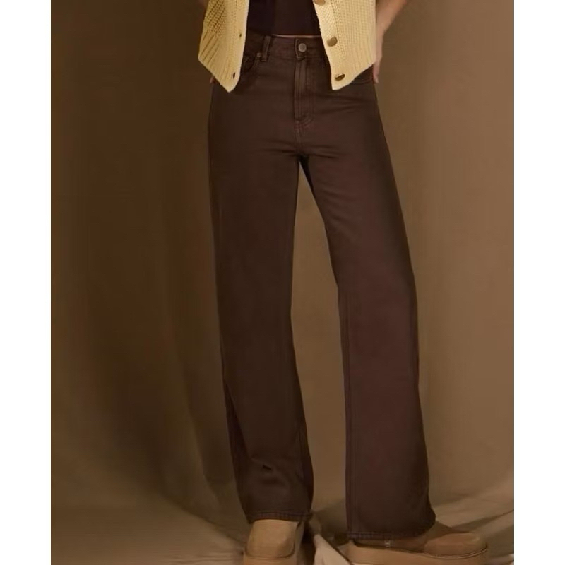 Stradivarius D92 straight wide jeans  กางเกงยีนส์ มือหนึ่ง ของแท้