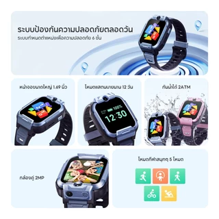 Mibro Kids Z5/P6 สมาร์ทวอทช์ สำหรับเด็ก 4G กล้องหน้า-หลัง วิดีโอคอล GPS ในตัว ติดตามตำแหน่ง กันเด็กหาย