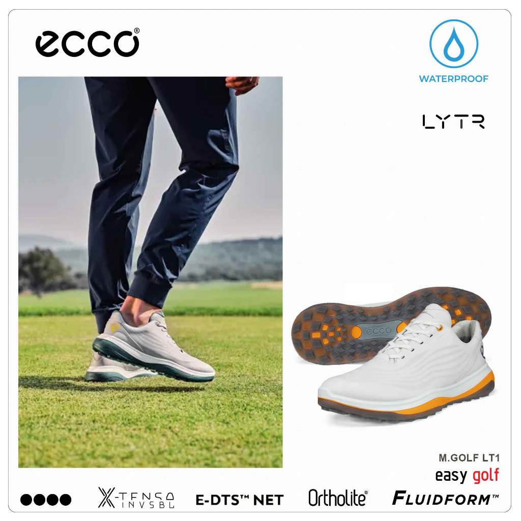 ECCO LT1  MEN ECCO GOLF GOLF SHOES  รองเท้ากีฬากอล์ฟผู้ชาย  SS25