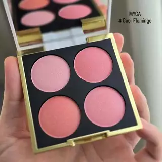 บลัชออนพร้อมส่ง [ของแท้จากบริษัท ] MYCA STAGE LIGHT BLUSH PALETTE บลัชออนไมก้า สเตรท ไลท์ พาเลท บลัชออนไฮไลท์